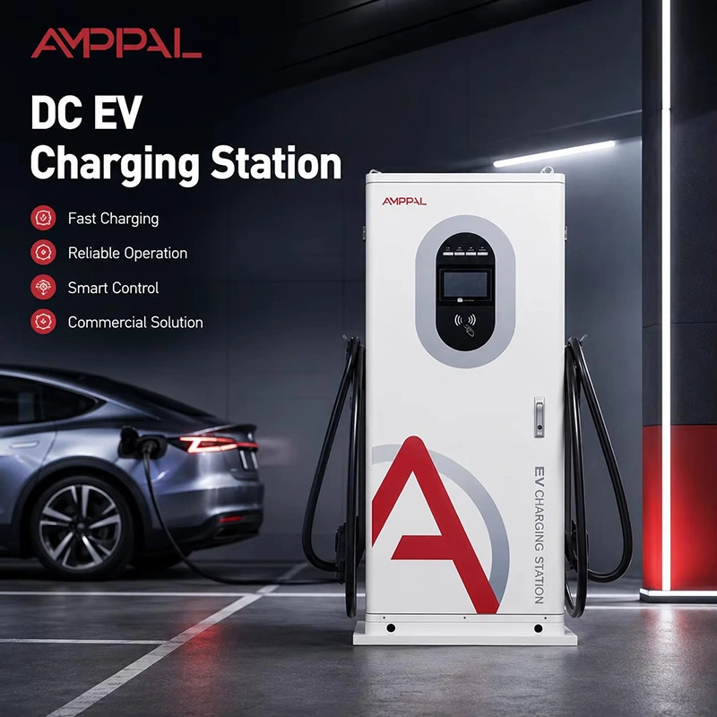 40kW търговска интегрирана DC EV зарядна станция за обществен паркинг