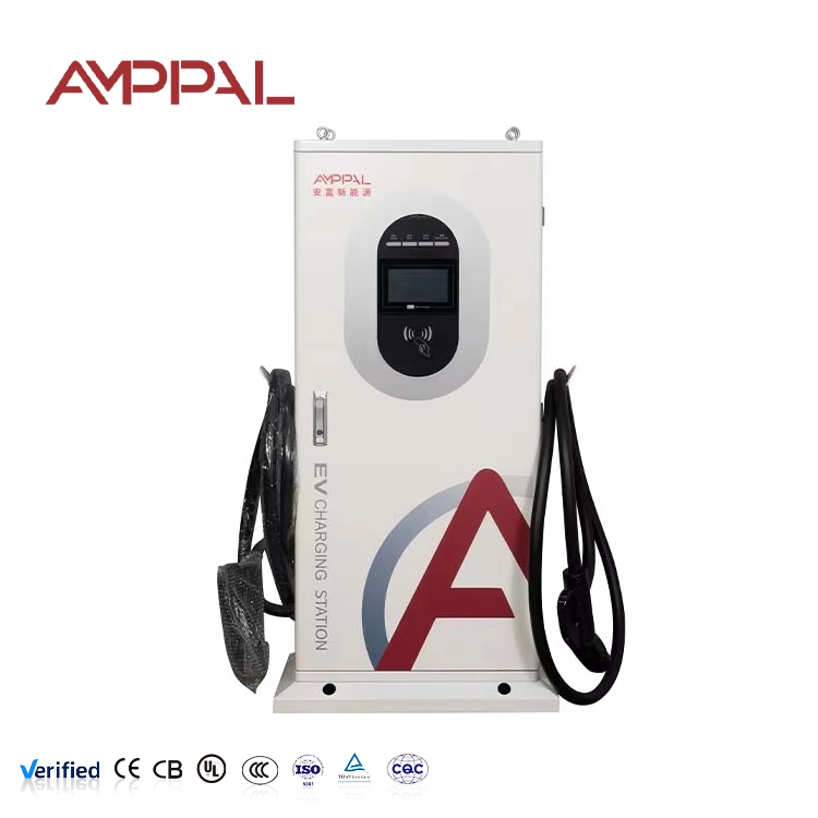 60kW DC EV бързо зарядно устройство „всичко в едно“ за търговски автопаркове